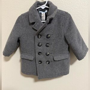 Janie and Jack Wool Blend Pea Coat